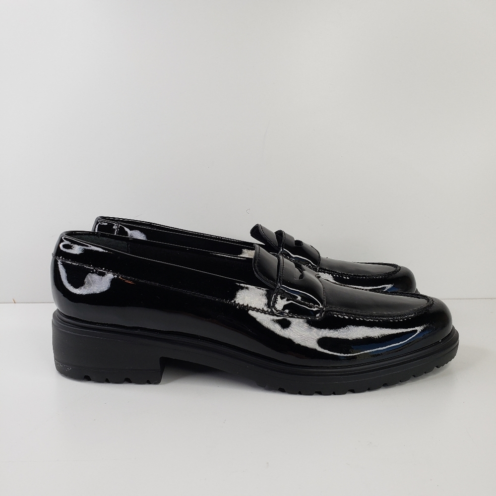 Munro Glossy Black Loafers